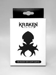 Kraken Skins Obsidian Black Matte Sleeves